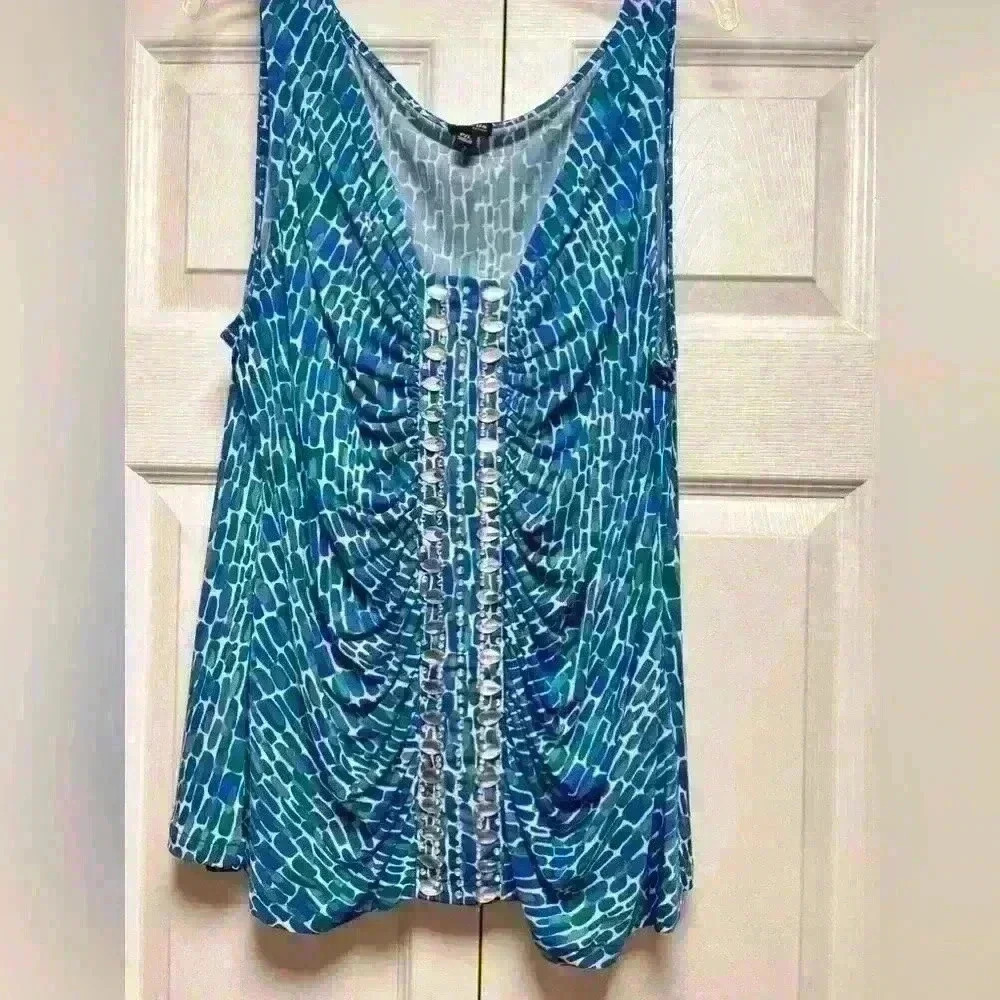 Rafaella Band Blouses with stunning beads size P/L.Excellent pre owned condition